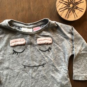 Zara | Adorable Monster Faux Fur Shirt